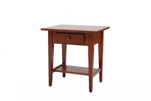 Shaker Small End Table With Drawer, Small Shaker End Table