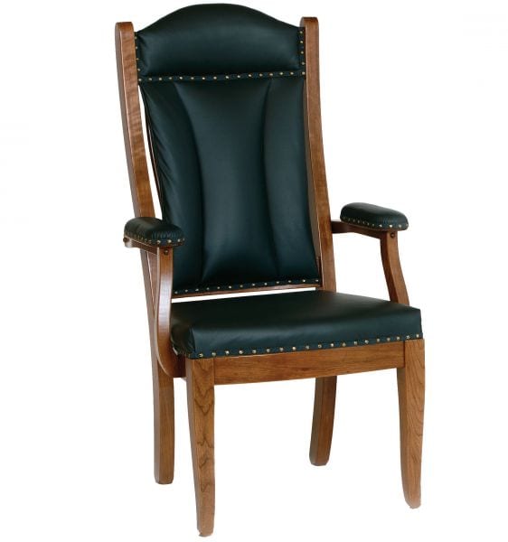 Cherry Client Chair with Leather