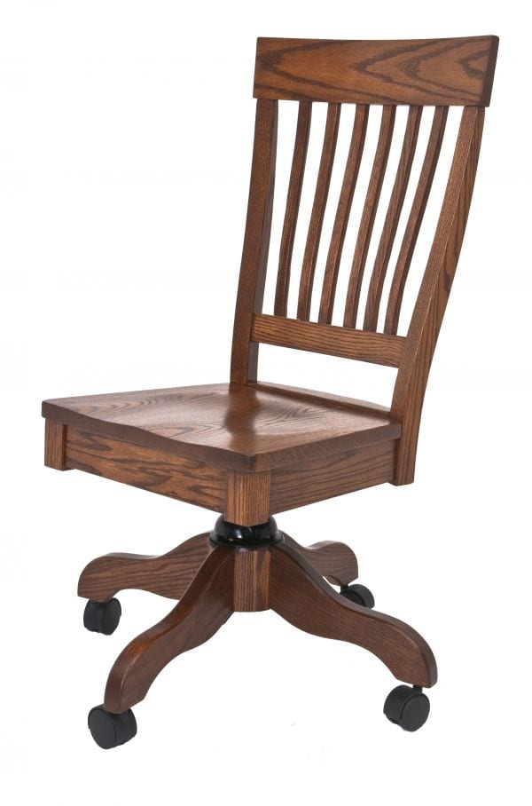 Superior Mission Desk Chair Amish Originals