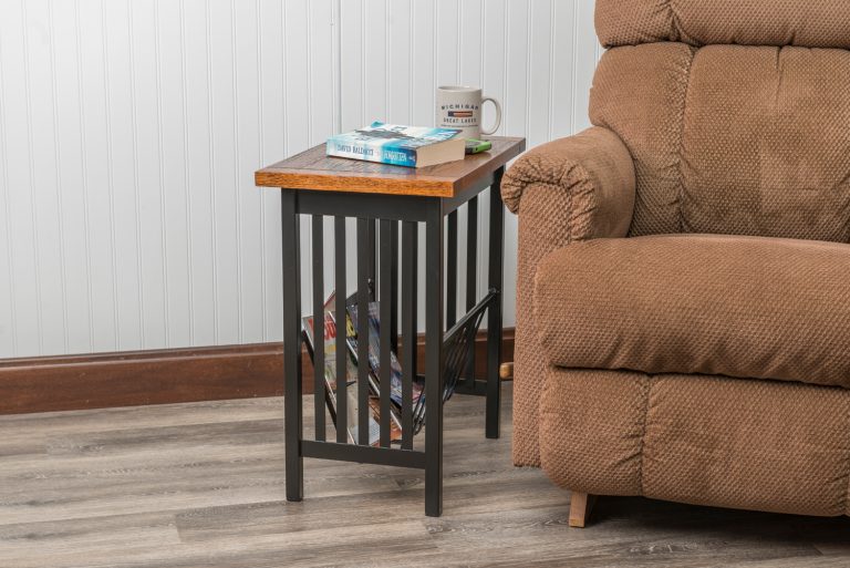 Wrought Iron Magazine Rack Amish Originals Furniture Company