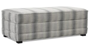 Fabric Ottoman W/ Storage #001