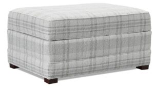 Fabric Ottoman W/ Storage #00G