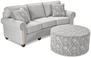 Fabric Sofa & Swivel Ottoman #950, #954S
