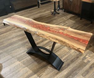 Live Edge 12x57 Rustic Walnut Sofa Table - $1,650