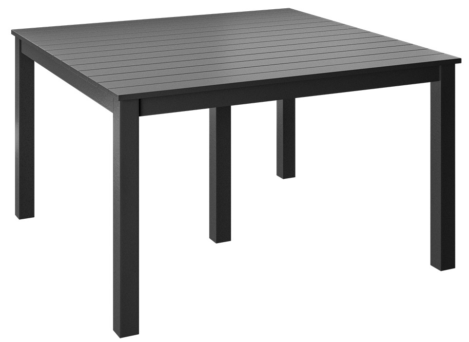 AC123 Table Modern 72" Square Dining Table Bar Height