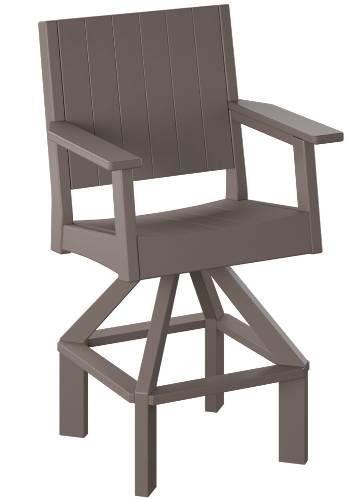 AC25 Chat Swivel Dining Chair Bar Height
