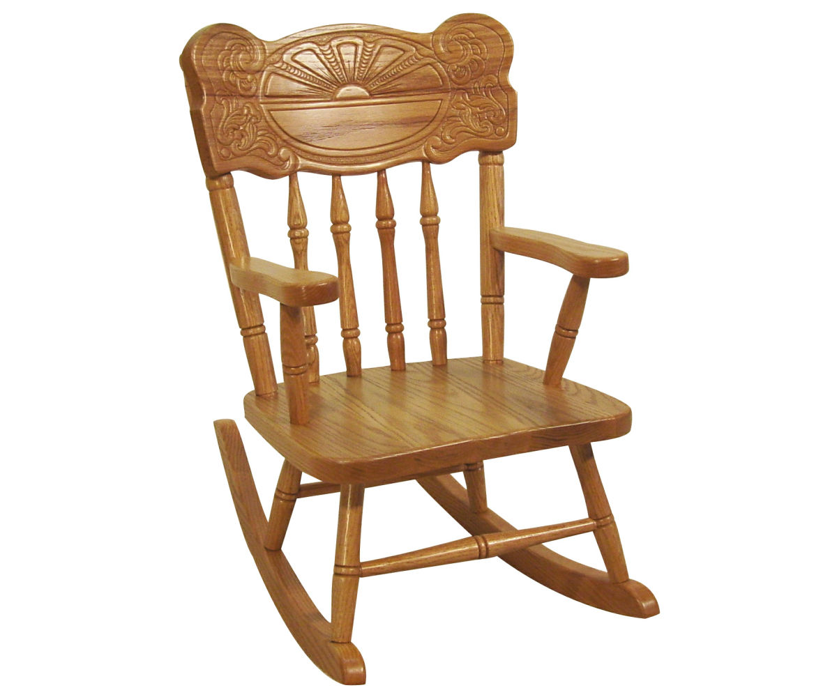 Child's Rocker Sunburst