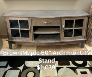 60" Arch Front TV Stand $1,079