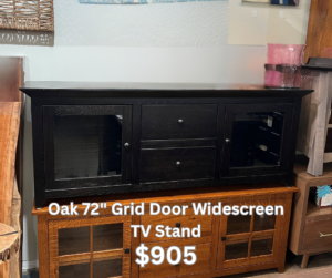 72" Grid Door Widescreen TV Stand $905
