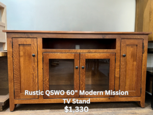 60" Modern Mission Flat Wall TV Stand $1,330
