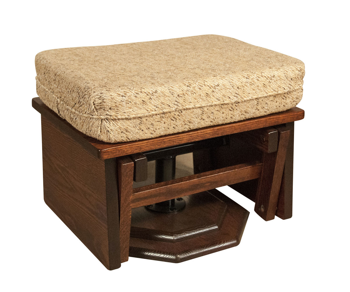 Mission Swivel Ottoman