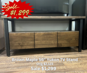 56″ Yukon TV Stand Sale $1,299