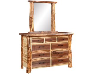 Grand Teton 9 Drawer Dresser with Optional Mirror