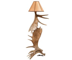 Lamp Floor Lamp with Antlers