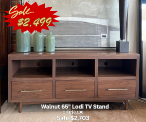 65″ Lodi TV Stand Sale $2,499