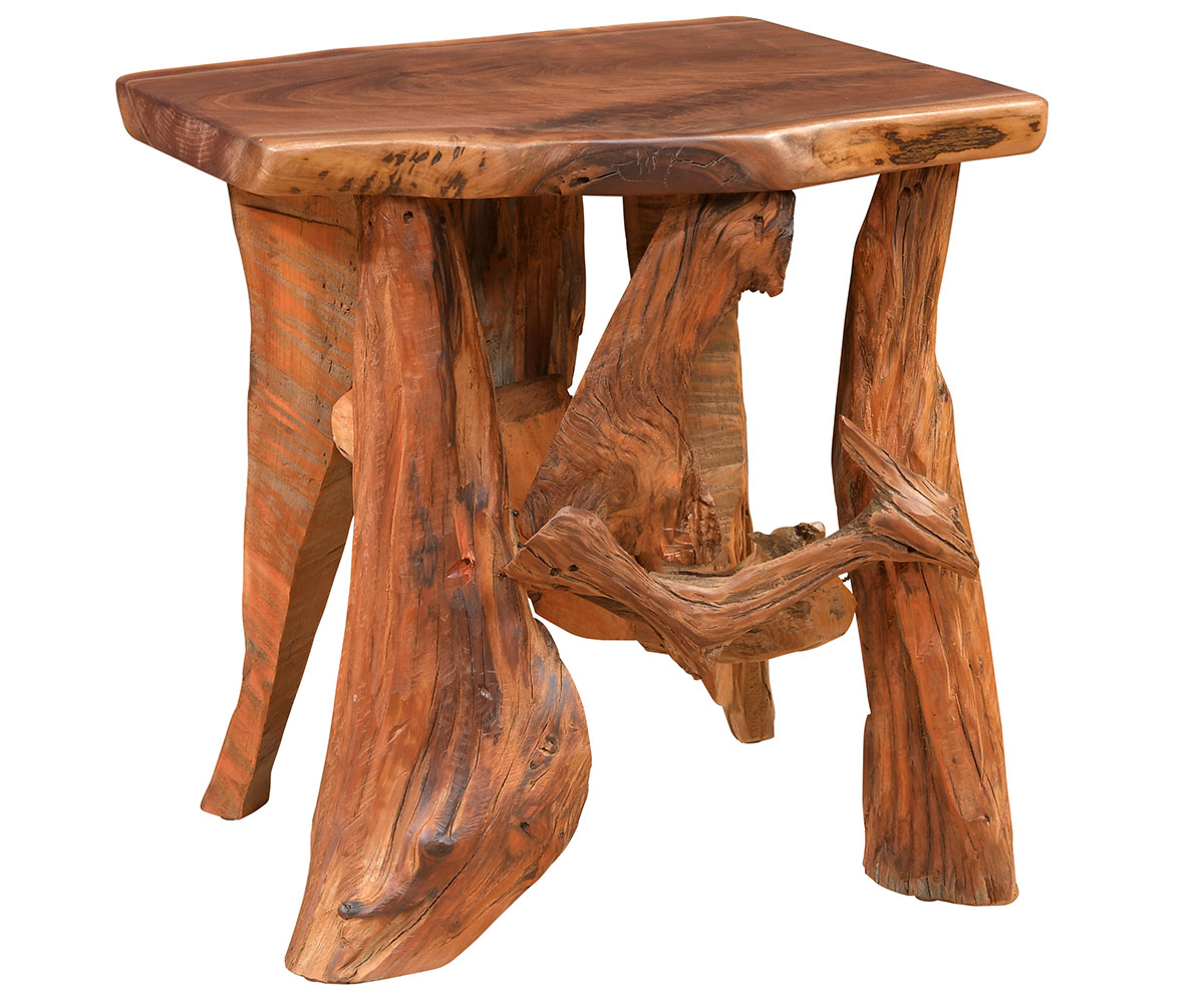 Driftwood End Table - Amish Originals Furniture Company
