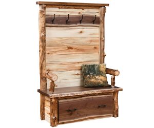 Yellowstone Hallbench with Walnut Accents