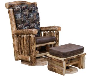 Yellowstone Glider and Ottoman